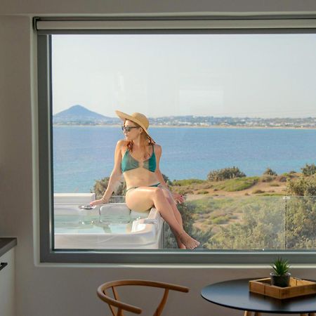 Seanfinity Beachfront Suites Mikrí Vígla Kültér fotó