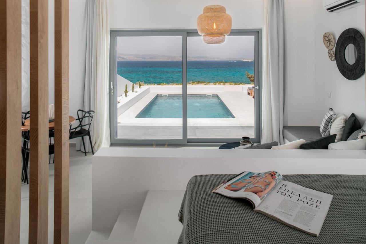 Seanfinity Beachfront Suites Mikrí Vígla Kültér fotó