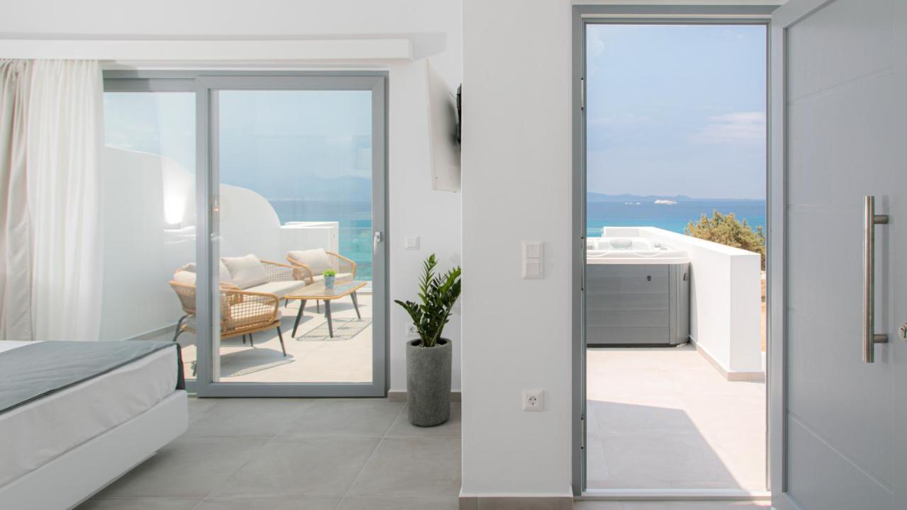Seanfinity Beachfront Suites Mikrí Vígla Kültér fotó