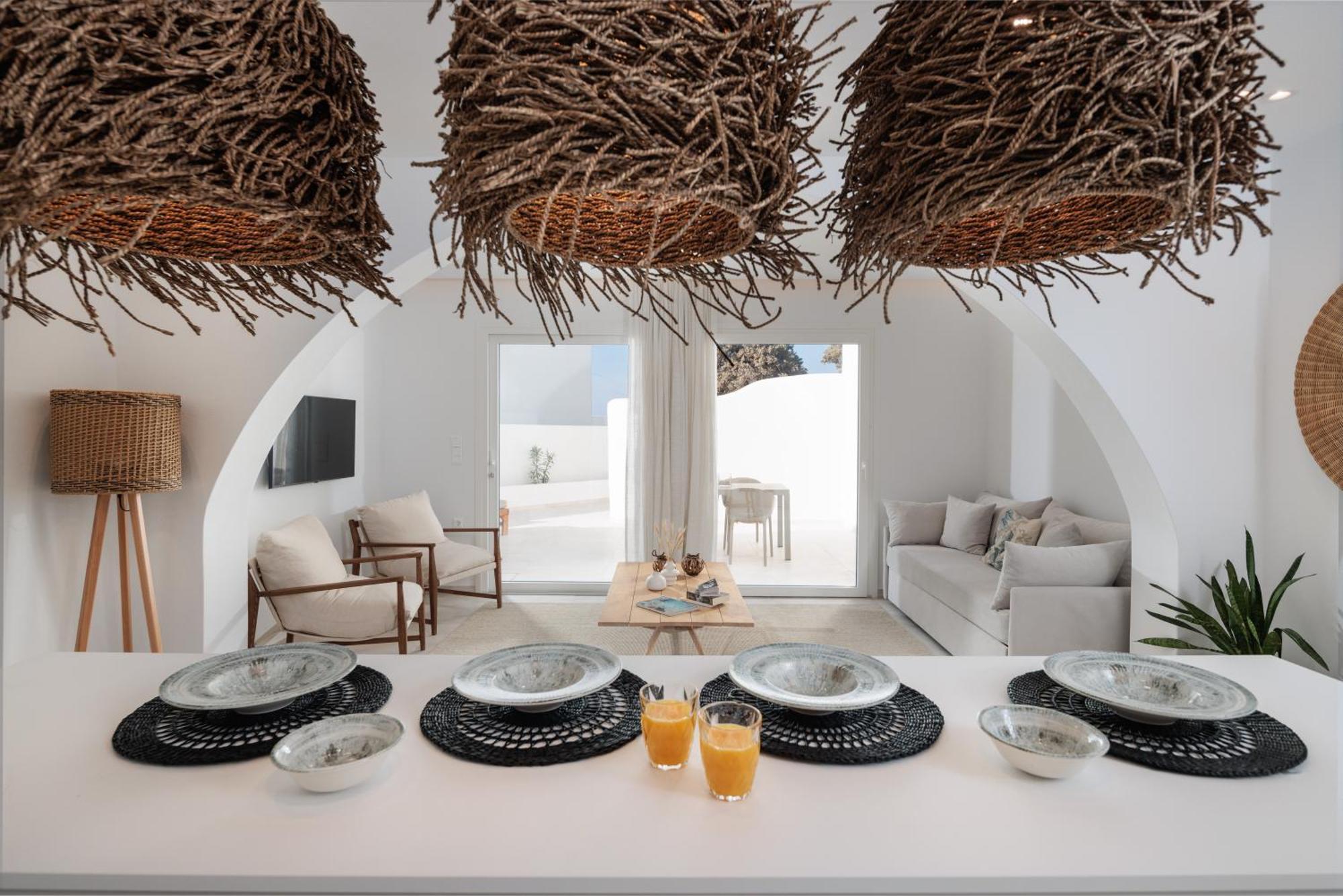 Seanfinity Beachfront Suites Mikrí Vígla Kültér fotó