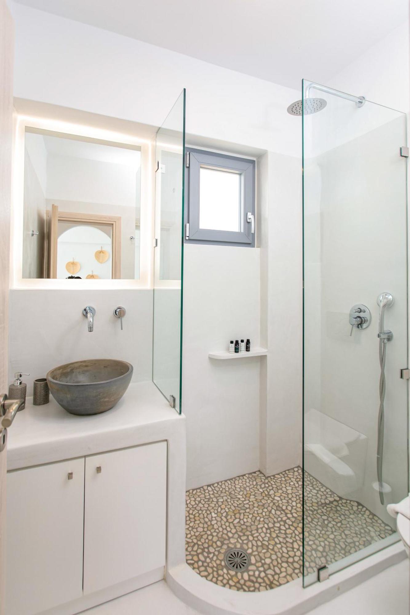 Seanfinity Beachfront Suites Mikrí Vígla Szoba fotó